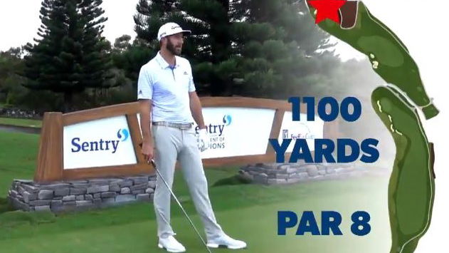 How many shots would it take you to play this 1,100 yard hole?